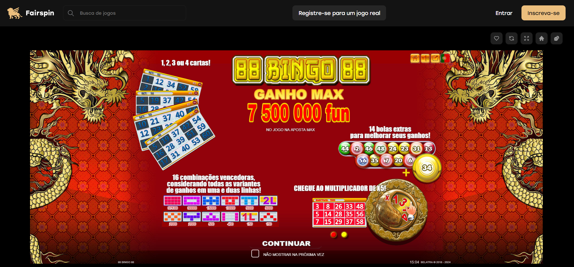 Cassino de bingo online 2024